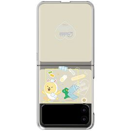 [S2B]Little Kakao Friends Bubble Bubble Z Flip3 Transparent Slim case _Kakao Friends' character for Galaxy Z Flip3 _Made in Korea